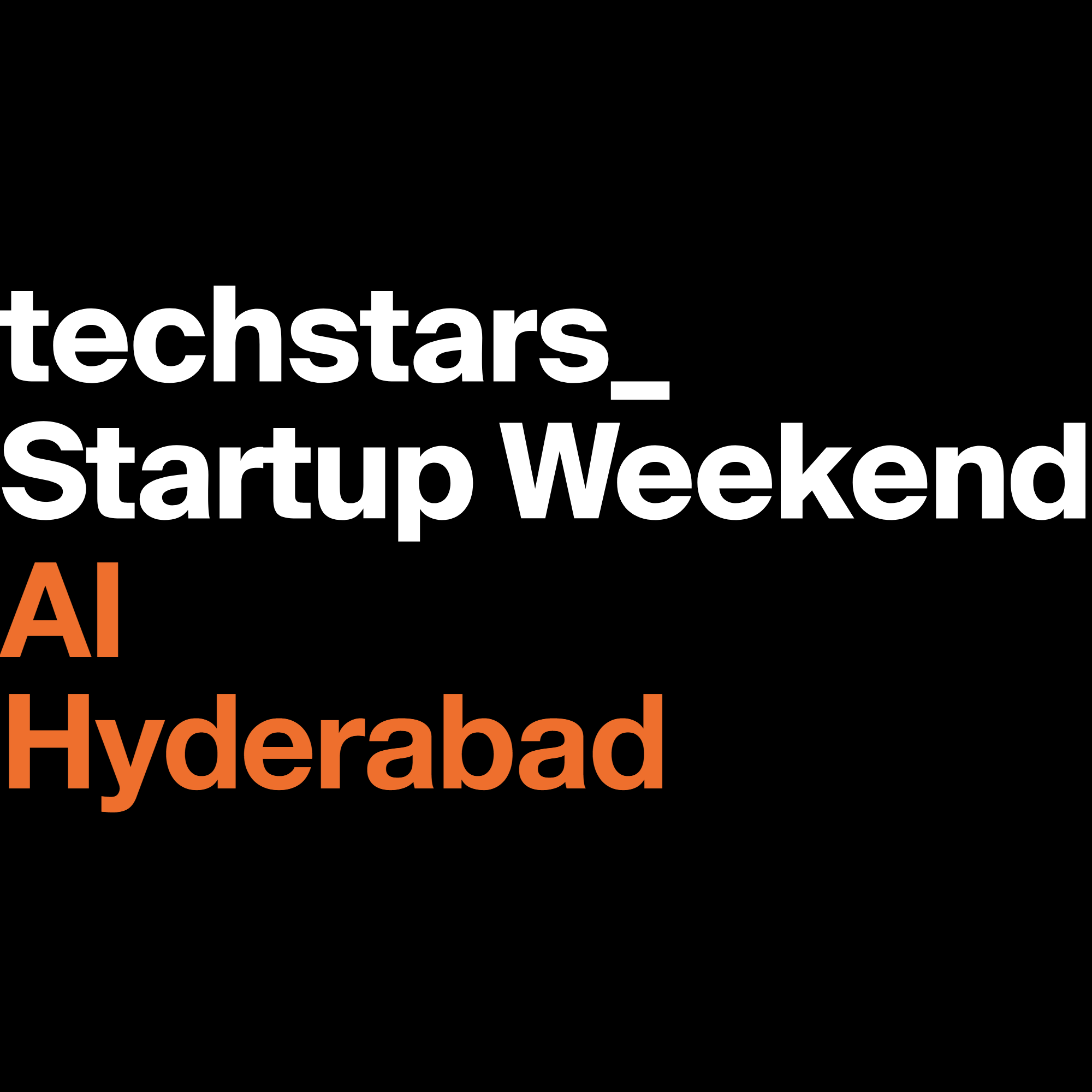 techstars_ Startup Weekend Hyderabad